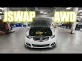 Acura Honda Classic TSX Wagon WORLDS FIRST V6 AWD 6 speed Swap “Episode 7”
