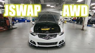 Acura TSX Wagon WORLDS FIRST V6 AWD 6 speed Swap “Episode 7” - Full Review