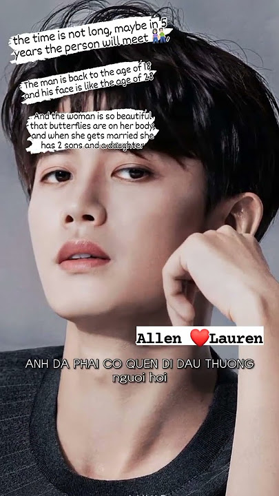 #Allen ren #Lauren #perisceleader #periscesslauren✨try looking at 试着看看任嘉伦的眼睛，再看看劳伦的脸，有没有一点像