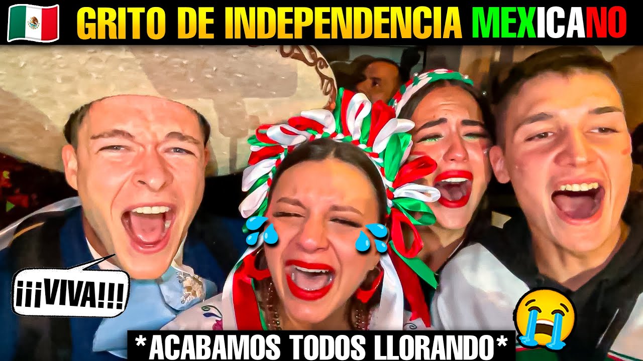 🇲🇽 VIVIMOS el GRITO de INDEPENDENCIA de MÉXICO 😭 ACABAMOS LLORANDO con MIS SOBRINOS