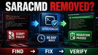SaRAcmd.exe Removed? Migrate Scripts to GetHelpCmd.exe