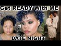 GRWM DATE NIGHT - HAIR and MAKEUP TRANSFORMATION