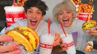 FIVE GUYS MUKBANG W/ POLO BOY AND TYLER FUNKE | S*X LIFE + MORE