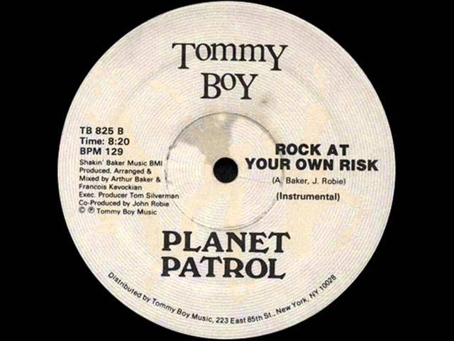 Planet Patrol - Rock At Your Own Risk  (1982)