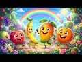 Fruits Song for Kids 🍎🍌 | Apple Banana Mango Orange Rhymes | Nursery Rhymes &amp; Kids Songs#kids