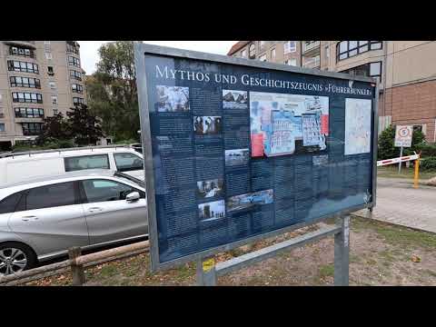 Adolf Hitler Bunker location in Berlin (Führerbunker)