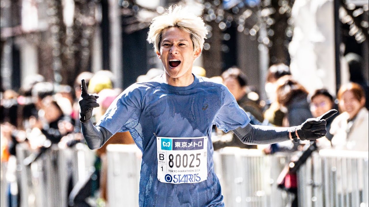 Smiles at Tokyo Marathon 2024 - YouTube