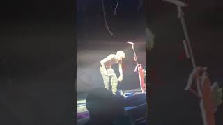 Mgk strips in front of crowd 😂😂