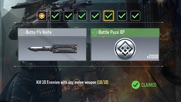 Kill 10 Enemies with any MELEE Weapon - season 8