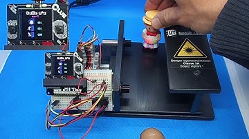 Adafruit CLUE nRF52840 & CircuitPython - Counting people with Laser barrier