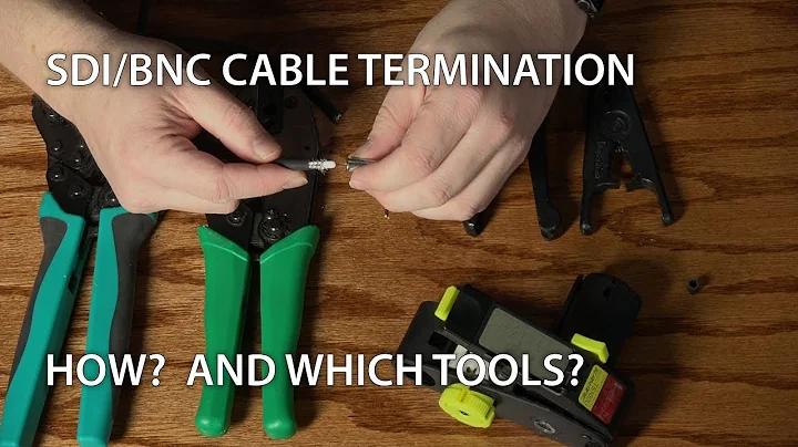 SDI/BNC Cable Termination - How? What Tools?