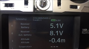 Futaba 18sz voltage telemetry