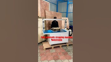 Fully automatic strapping machine 9843313306 #paccoautomation #coimbatore