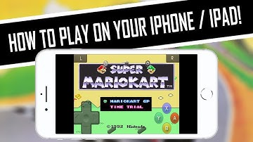 HOW TO PLAY Super Mario Kart (SNES) on iPhone, iPad, iPod, iOS | [Setup Tutorial & Settings]