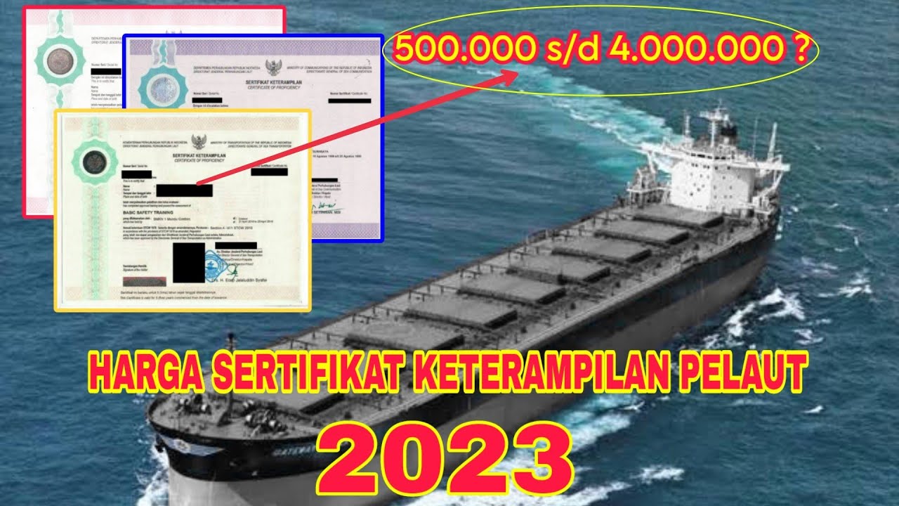 HARGA SERTIFIKAT KETERAMPILAN PELAUT TERBARU 2023 - YouTube Foto & Idee HARGA SERTIFIKAT KETERAMPILAN PELAUT TERBARU 2023 - YouTube Motiv
