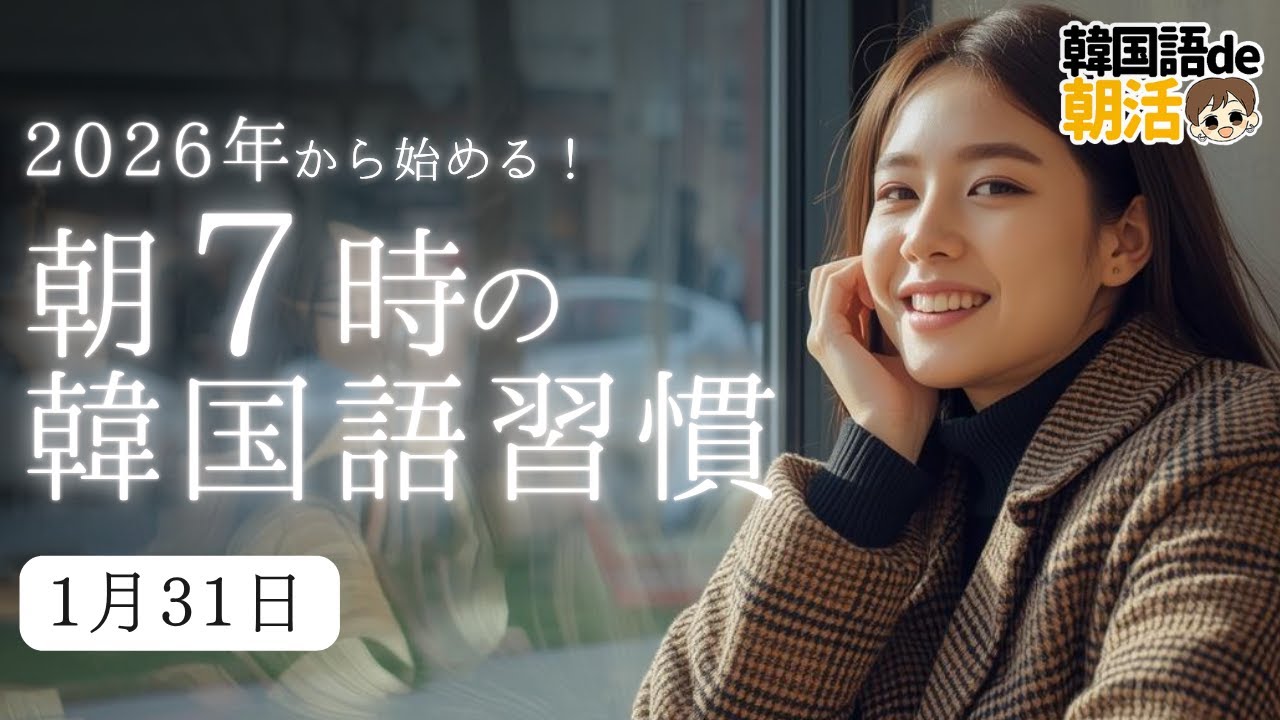 【1月のパダスギ】一年のはじまりに聞きたい韓国語（1月31日）