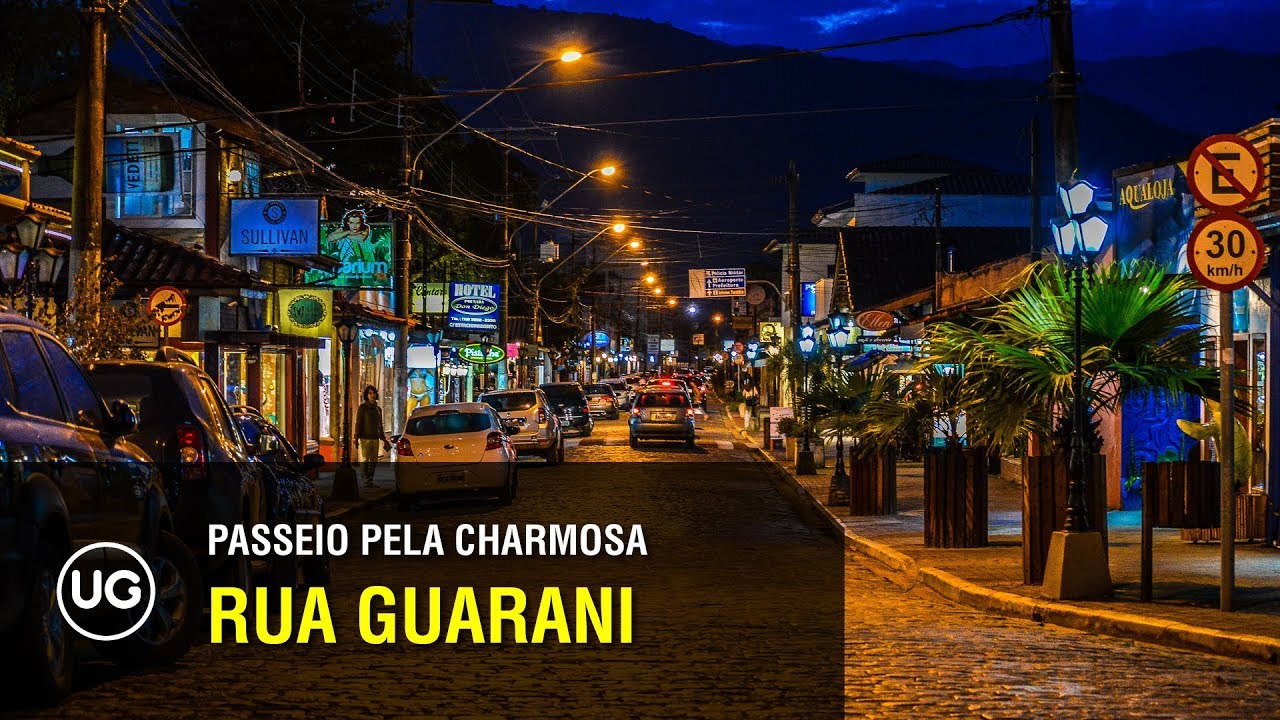 Rua Guarani, Ubatuba: Caminhando e passeando por ela (FullHD)