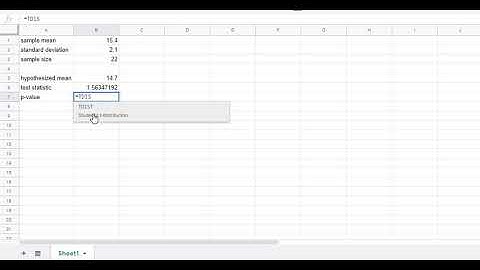 Hypothesis Testing for the Mean (Sigma Unknown) Part II