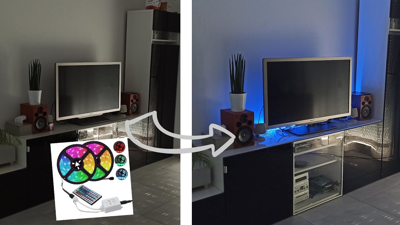 How To Install WHOLE Room RGB LEDs! test installation bande led