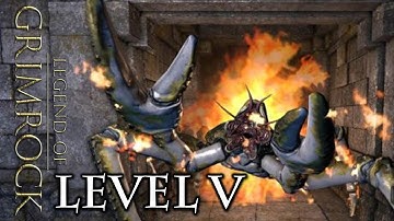 Legend of Grimrock Level 5 (Hard Mode): EPIC CRAB BATTLES OF HISTORY!