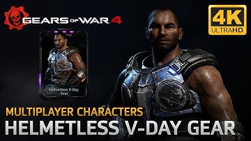 Gears of War 4 - Multiplayer Characters: Helmetless V-Day Gear Male