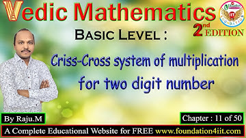 Criss-Cross System of Multiplication for Two digit Number || Vedic Maths Trick # 11 ||