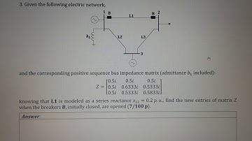 Z bus formation using O (zero) Sequence circuit A practical example 06