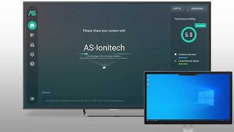 Cast the entire screen on Windows 8 / 10 to AirScreen using Miracast