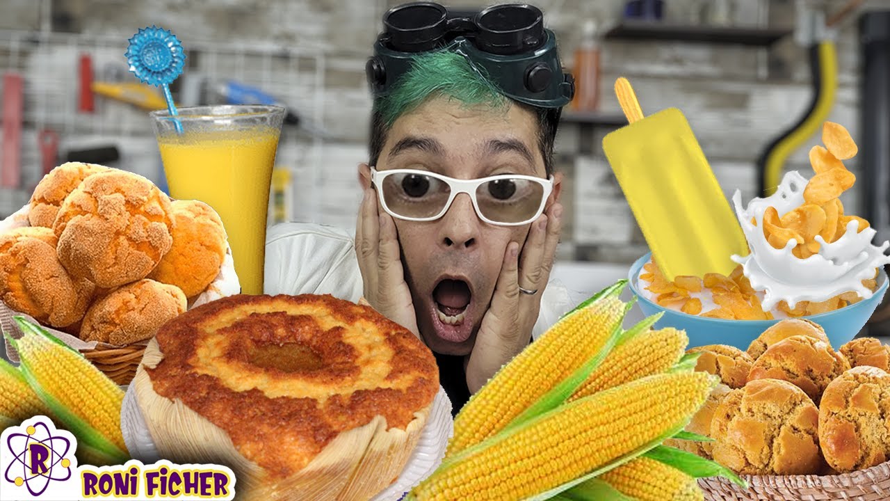 24 HORAS COMENDO COMIDAS DE MILHO!!! DESAFIO RONI FICHER!!!