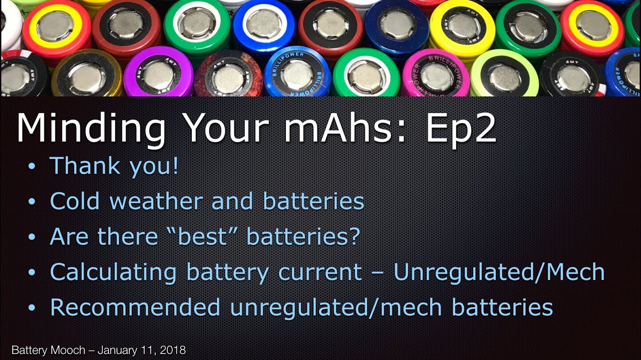 Mooch Battery Chart 20700