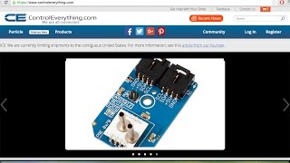 Particle Photon - AMS5812_0050-D-B Pressure & Temperature Sensor Tutorial