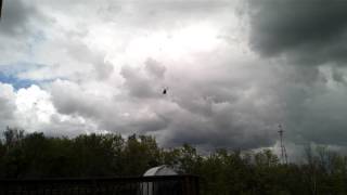 Chopper flying low in my neighborhood