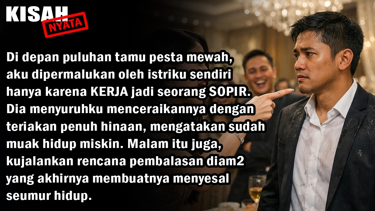 DIPERMALUKAN DI ACARA TUNANGAN MEWAH – RAHASIA SUAMI TERBONGKAR BIKIN ISTRI HANCUR!