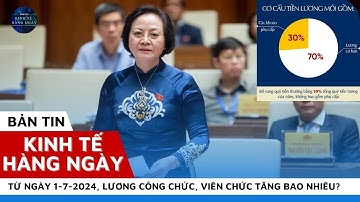 Từ ngày 1-7-2024, lương công chức, viên chức tăng bao nhiêu?