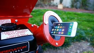What Happens If You Put Iphone 7 In Wood Chipper?
