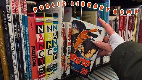 Public ASMR at the Library 📚 | Tapping, Scratching, Page Turning, Tracing, Crinkles