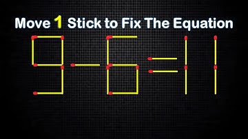 Only 1% Can Solve This Matchstick Puzzle – Move 1 Stick to Win!