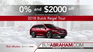 Nick Abraham Buick GMC MAY 2018 specials