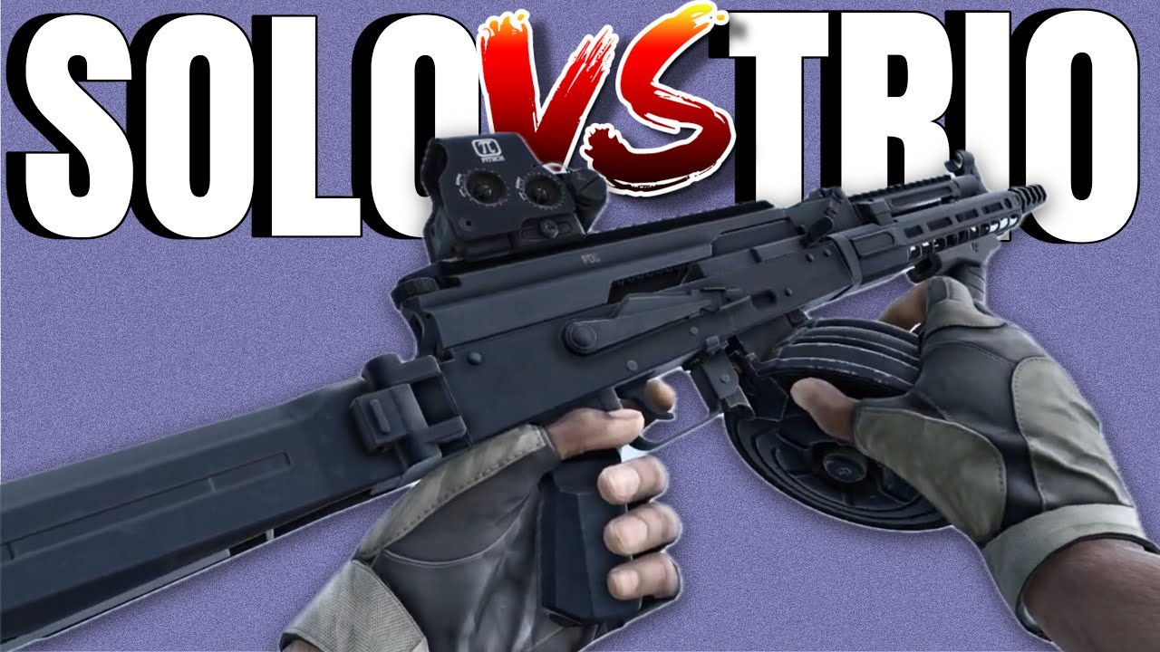 INSANE Exfil Zone SOLO vs TRIO Using The RD 704! MAJOR Loot