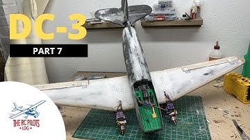 Douglas DC-3 Dakota RC Plane Scratch Build - Part 7