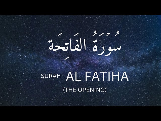 Surah Al-Fatihah with English Translation - Mishary Rashid class=