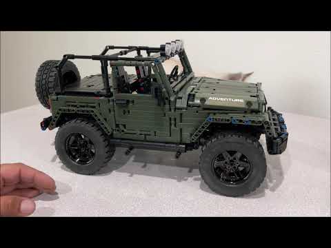 MOC fake lego JEEP WRANGLER mould king technic REVIEW