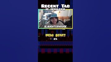 Slaughterhouse? #geometrychallenge #geometrydash #recenttab