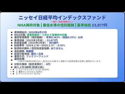 ニッセイ日経平均インデックスファンド：コスト、実績、ファストリ比率10 超えの裏側