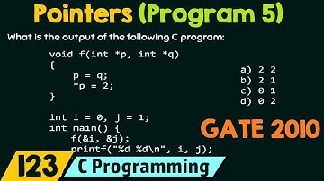 Pointers (Program 5)