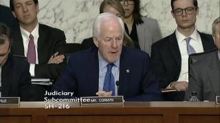 Cornyn Presses Yates, Clapper in Hearing on Russian Election Interference