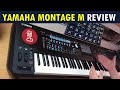 Yamaha montage m review  whats new  poly at keybed  anx explored  m6m7m8x tutorial