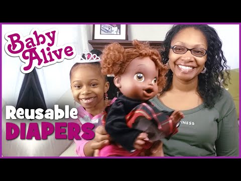 Baby Alive Reusable Diapers | How To | BlueprintDIY Kids