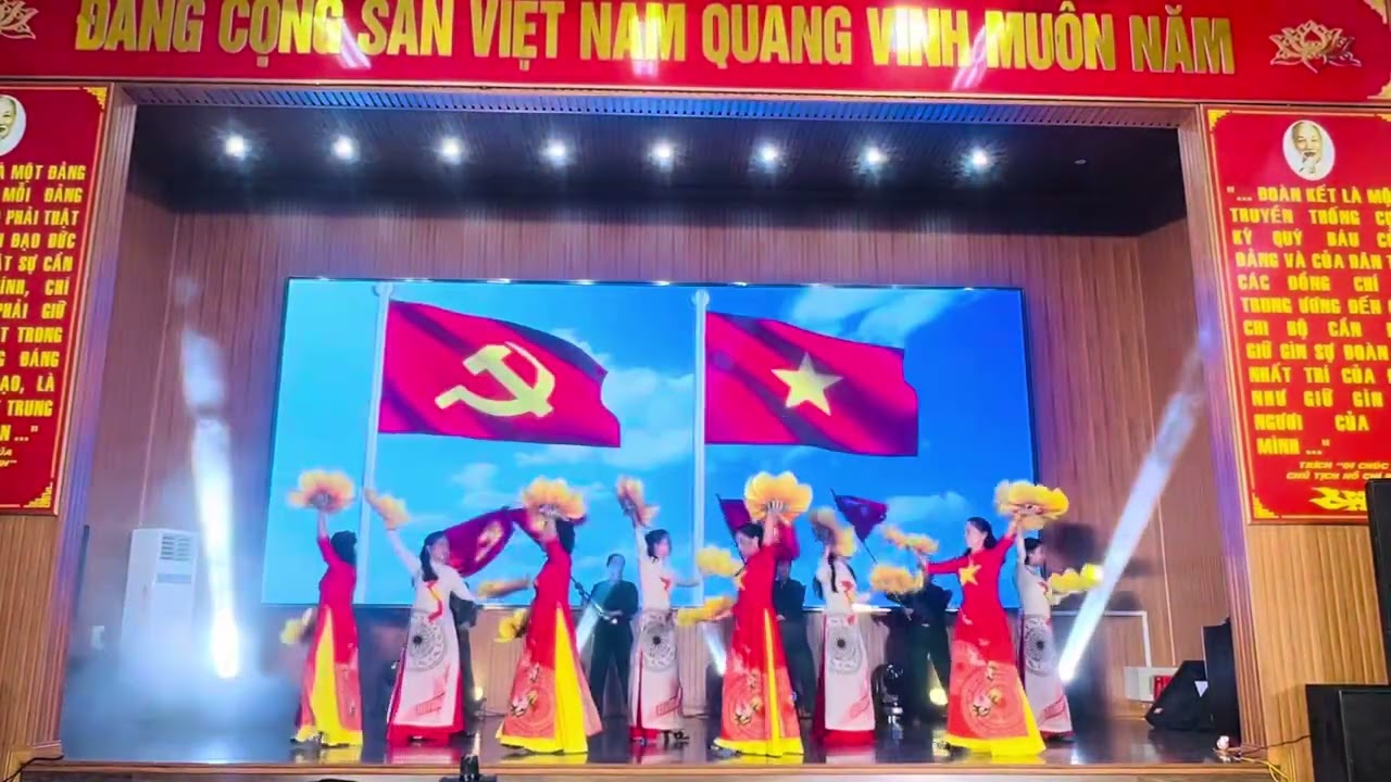 CHÀO MỪNG ĐẢNG CỘNG SẢN VIỆT NAM/ Múa/ CLB dân vũ thôn Phú Lộc/ Tuệ Tĩnh/ TP Hải Phòng 