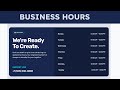 How to Create a Custom Business Hours Section in Elementor